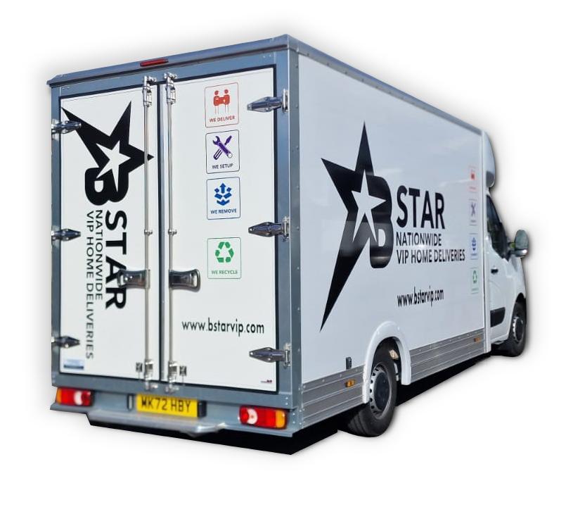 B Star Removals Glasgow van